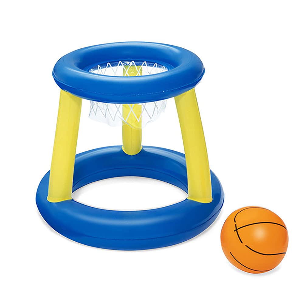 JJONE Inflatable Adult Children Parent-Child Pool Toys Inflatable Basketball Hoop Beach Water Toys Pool Game Center (D-Basketball hoop)