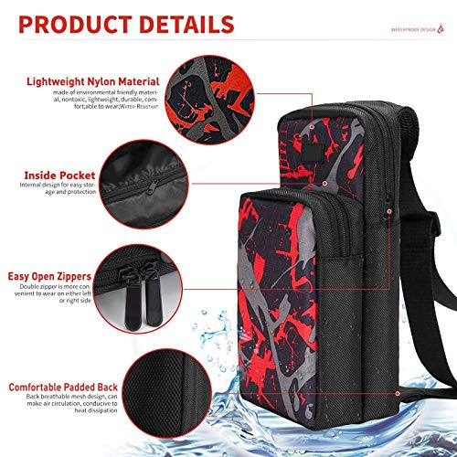 Should Bag Carry Back Pack Case for Nintendo for Switch Accessories Storage, Crossbody Bag Backpack for Travel Carrying by BTMETER - Image 3