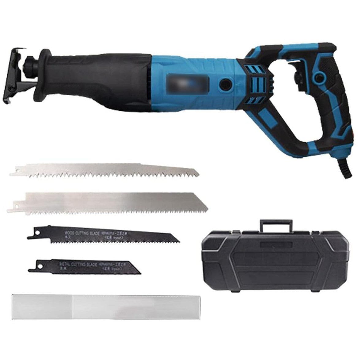 Sierra Eléctrica para Huesos 900W/1300W,Sierra Carnicero para Cortar Huesos Jamon Congelar Carne,Multifunción Sierra con Cuchilla,para Cortar Madera, Metal, Plástico,Blue-900W
