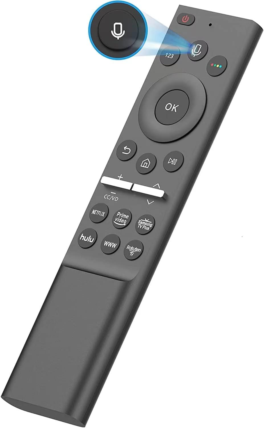 Replacement Remote for Samsung TV Remote with Voice Control, Compaitble with All Samsung Smart TV Curved Frame QLED LED LCD 8K 4K TVs