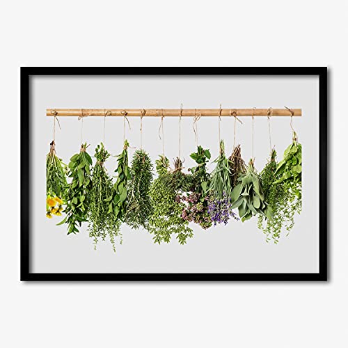 Tableau moderne 70x50 cm avec cadre MDF Tulup pour une décoration de salon nature