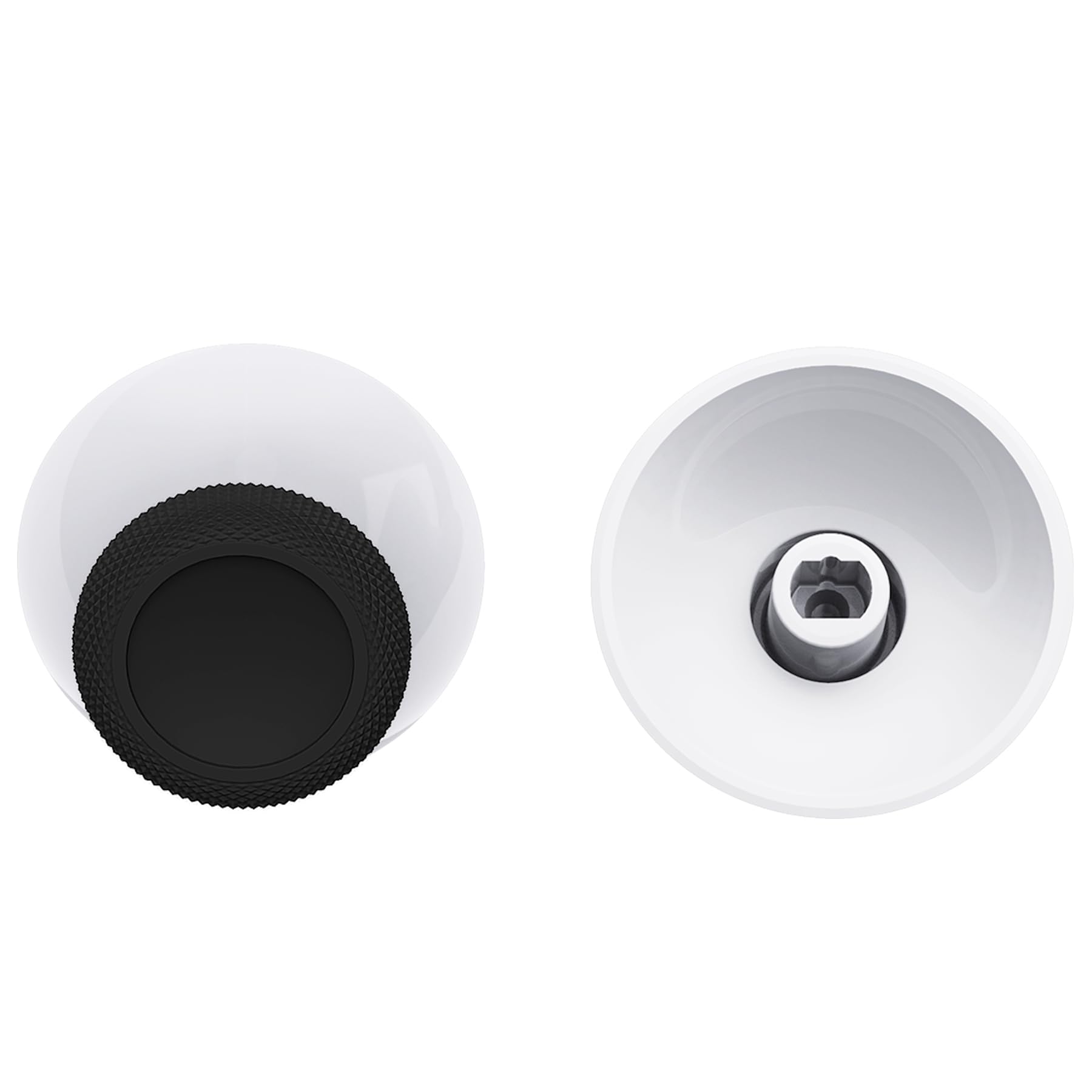 eXtremeRate Replacement Thumbsticks for Xbox Core Wireless Controller, Joysticks Repair Kit for Xbox Series X/S Controller, Custom Analog Stick Buttons for Xbox One S/X/Elite - Robot White & Black — view 7