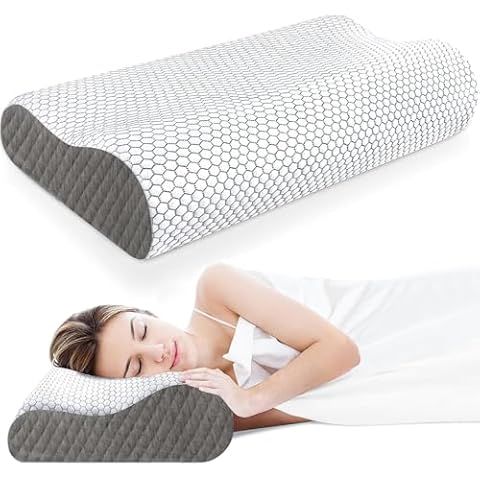 CloudBliss Memory Foam Cervical Pillow Cover
