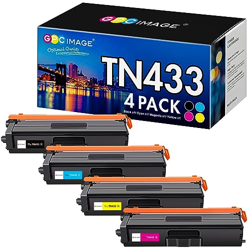 Toner Brother TN433 compatible haut rendement pour des impressions laser nettes et durables