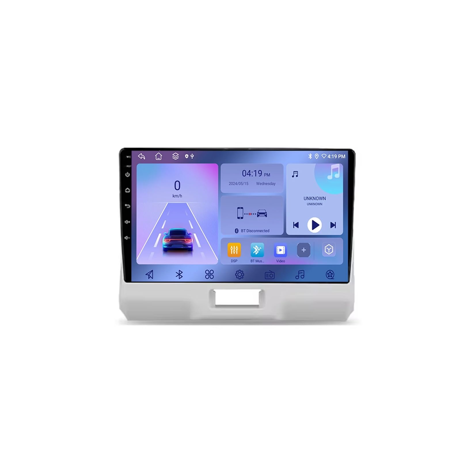Wyświetlacz Carplay dla Suzuki Hustler 2014-2020 Z Bluetooth/Fm/Aux; Obsługa Mirror Link Nawigacji Gps Sterowania Głosowego, 8 Rdzeń 6G+128G