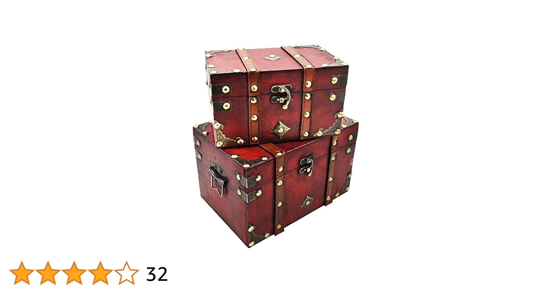 【激レア】1960〜70年代 Max Factorジュエリー　ケース　小物入 Amazon.co.jp: 木製宝箱 ジュエリーボックス 金具付き レトロ