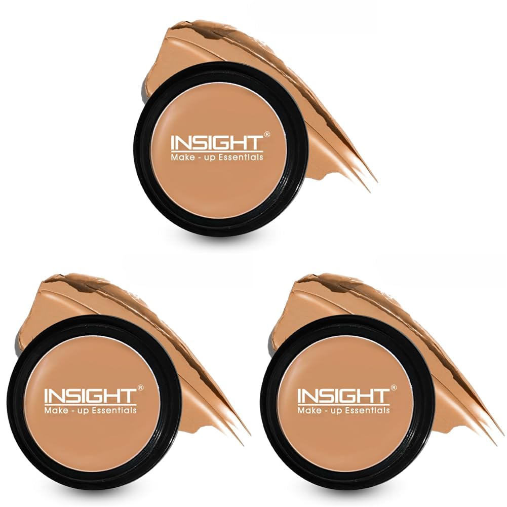 INSIGHT Concealer for All Skin Types | Waterproof & Long Lasting | Buildable Coverage | Easy to Blend | Conceals Pigmentation | Face Makeup |Beige - 3.5g (Pack of 3)-image-44