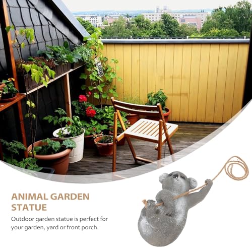 Décoration extérieure jardin terrasse avec statue koala en résine