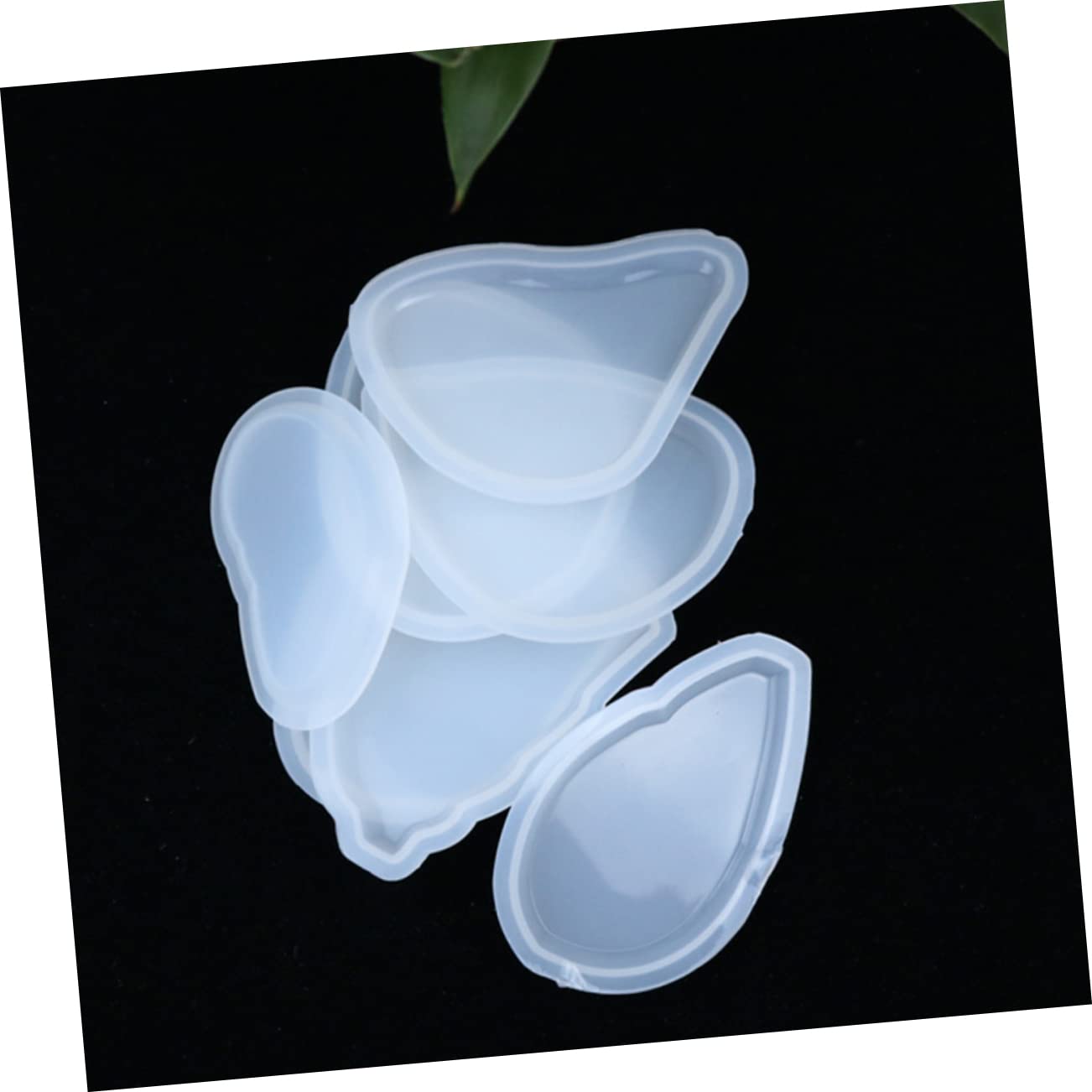 STOBOK 21piezas Moldes De Silicona Para Moldes De Pendientes y Collares y Reutilizable Para Decoración Casa Material Transparente y Duradero