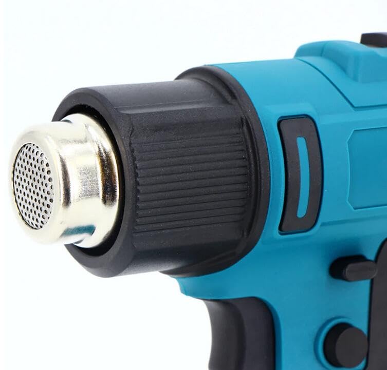 Cordless Lithium Rechargeable Heating Equipment Handheld Hot Air Gun Machine Temperatures Adjustable Power Tool with 4 Nozzles