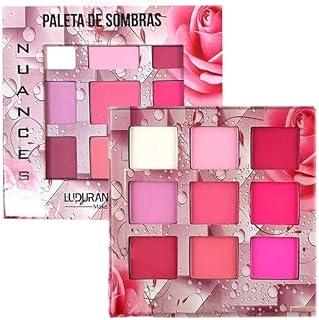 Paleta De Sombras Nuances Tons De Rosa Ludurana