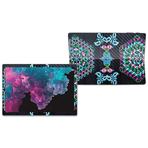 Image of MIGHTY SKINS MightySkins Carbon Fiber Skin for Microsoft Surface Pro 6 - Double Vision | Protective, Durable Textured Carbon Fiber Finish | Easy to Apply, Remove, and Change Styles | Made in The USA
