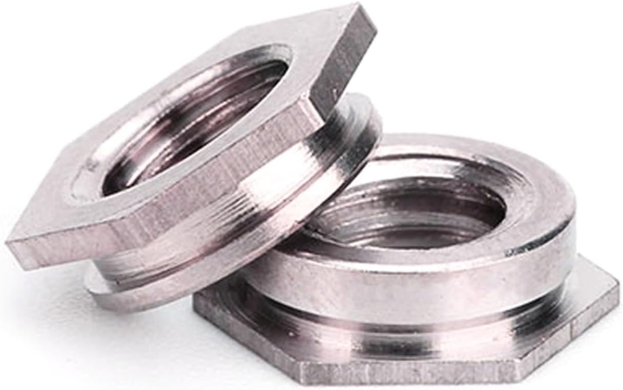 M2 M2.5 M3 M4 M5 M6 Self Clinching Flush Nut 304 Stainless Steel Flush Nuts Pem Unified Self-clinching Insert Nuts DUO ER (Size : F M2 2 500 pieces)