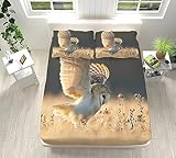 [Taille du Drap Housse Set]: Inclut un Drap Housse pour Lit de (90x190 cm) et Deux Même Schéma Taies 'oreiller de 65x65 cm très appropriée pour décorer votre chambre et également Cadeau idéal pour les hommes et les femmes les enfants, les mères et les pères
