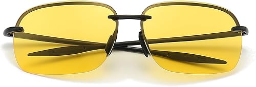 Miniatura 3 de FONHCOO Gafas de sol deportivas polarizadas con protección UV para hombres y mujeres, marco sin montura para ciclismo, pesca, conducción