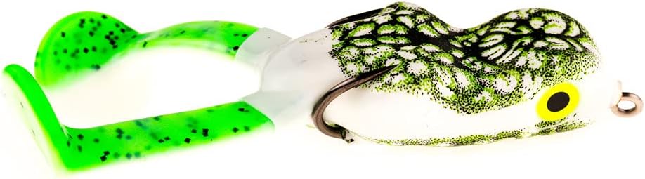 Scum Frog Bigfoot Topwater Bass Fishing Paddle Foot Hollow Body Frog Lure with Weedless Hooks, Bigfoot (3/8 Ounce)