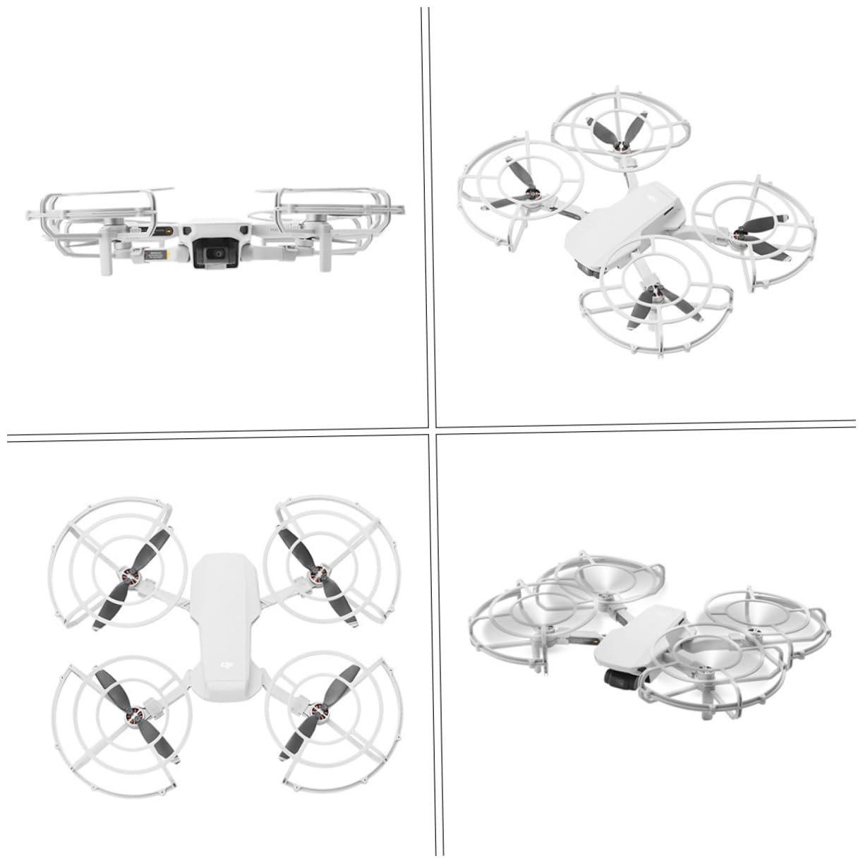 SUPVOX 1 Juego Protector Extendido Drones Mini Kit Accesorios de Seguridad Drones y Compacto Instalación y Almacenamiento Previene Arañazos Personas y Objetos