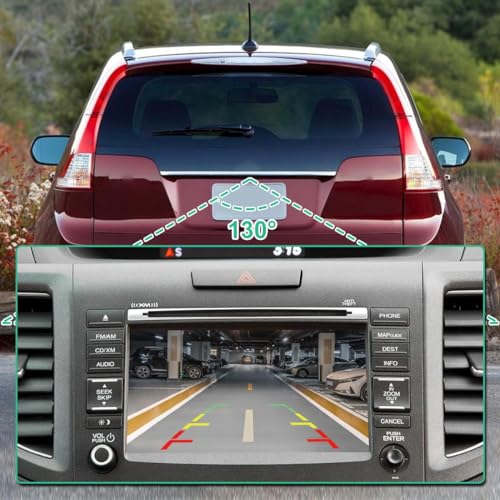Image of 39530-T0A-A01 Rear View Backup Camera Fit for Honda CR-V 2012 2013, GreenYi Parking Assist Cam Replaces OE Number 590-074, 590074, HO1960123, 39530T0AA01, 39530-T0A-A011-M1, 39530T0AA011M1