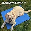 Navaris Tappetino Refrigerante Animali - Tappeto Rinfrescante Cane 81 x 96 cm - Materassino Refrigerante per Cani - Resistente ai Graffi - Autorinfrescante con Gel Liquido