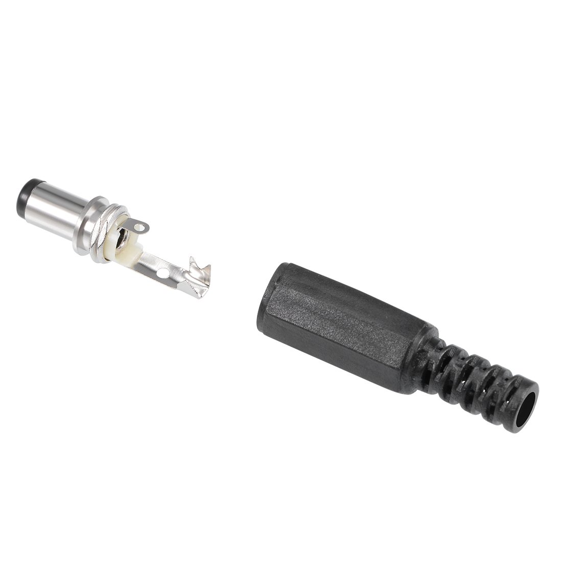 10 pezzi, 5,5 x 2,1 mm, maschio/maschio per saldatura con connettore di alimentazione DC a connettore Jack
