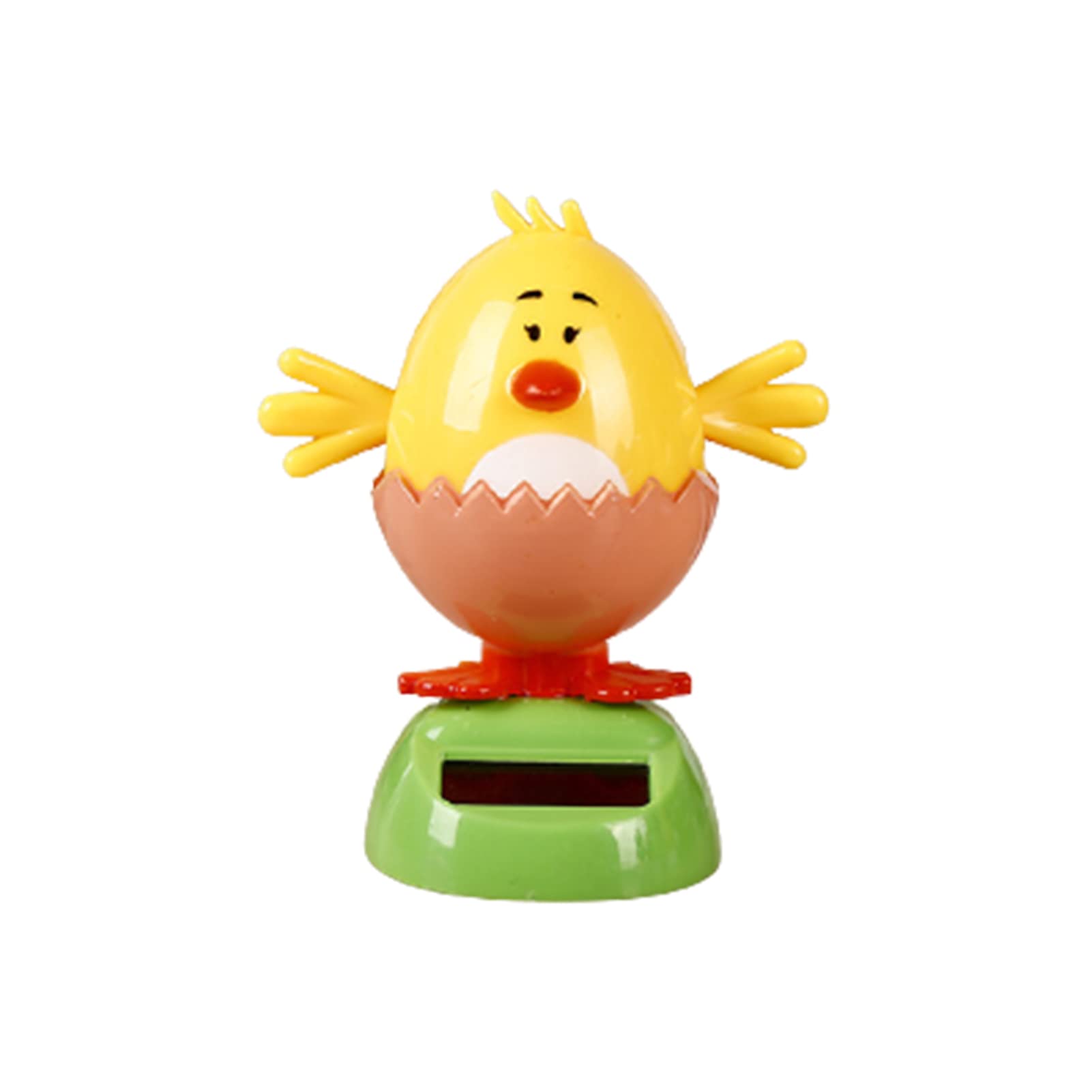 VALINK Solar Dancing Toy, Car Dashboard Decoration,Cartoon Animal Solar Car Decoration Ornaments,Used for Car Desk Decoration Eggshell