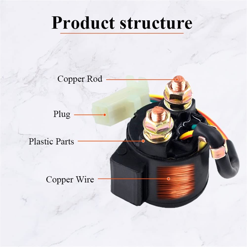 SYUFRE Relè solenoide avviamento Moto Relè di Avviamento Solenoide per TRX250 2003-2008 TRX250X 2009 TRX250TM 1998-2002 TRX300EX 93-03