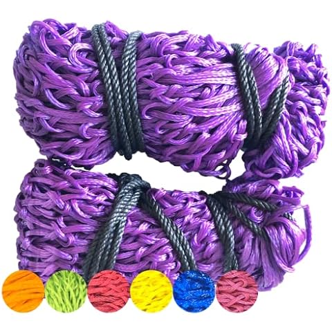 2 X Hay Net For Horses Multipack - Daisy Equestrian Net Bag With Extra Strong Mesh Holes For Greedy Horses.Horse Accessories Haynet For Haylage & Soak Hay Bale Cover