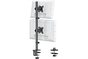 MOUNT PRO Vertical Dual Monitor Stand: Unparalleled Efficiency for Your Dual Monitor Workspace