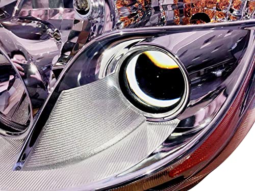 Longling Replacement Headlight Chrome Trim With Projector Low Near Beam Driver Left Side Headlamp Assemble Complete For Kenworth T680 2013-2020, Kw-001 #TOP2