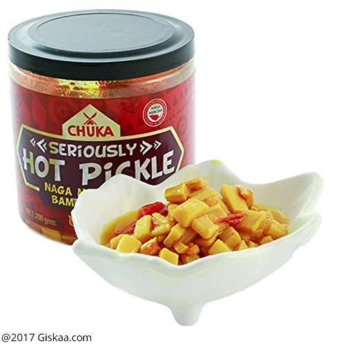 GISKAA Bamboo Shoot Pickle with King Chili 150 g (Veg) Amazon.in