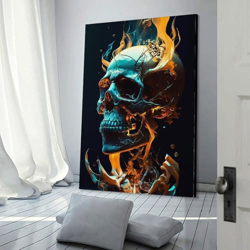 Tableaux pour la mur Fantasy Skull pour habiller un espace vide efficacement