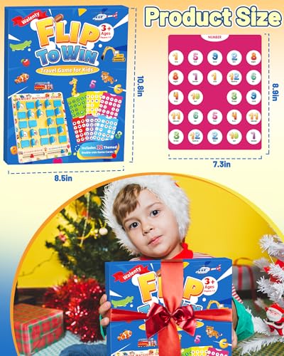 matching memory game for kids ages 3-5 4-8 board games for 4-6 car airplane camping travel toys games activities for 3-5 4-8 toddler kid road trip essentials birthday gifts for kids boys girls