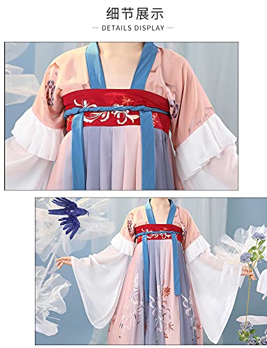 Amazon.co.jp: 【Lenni】春仙女 淡い色漢服セット 改良漢服 漢元素服