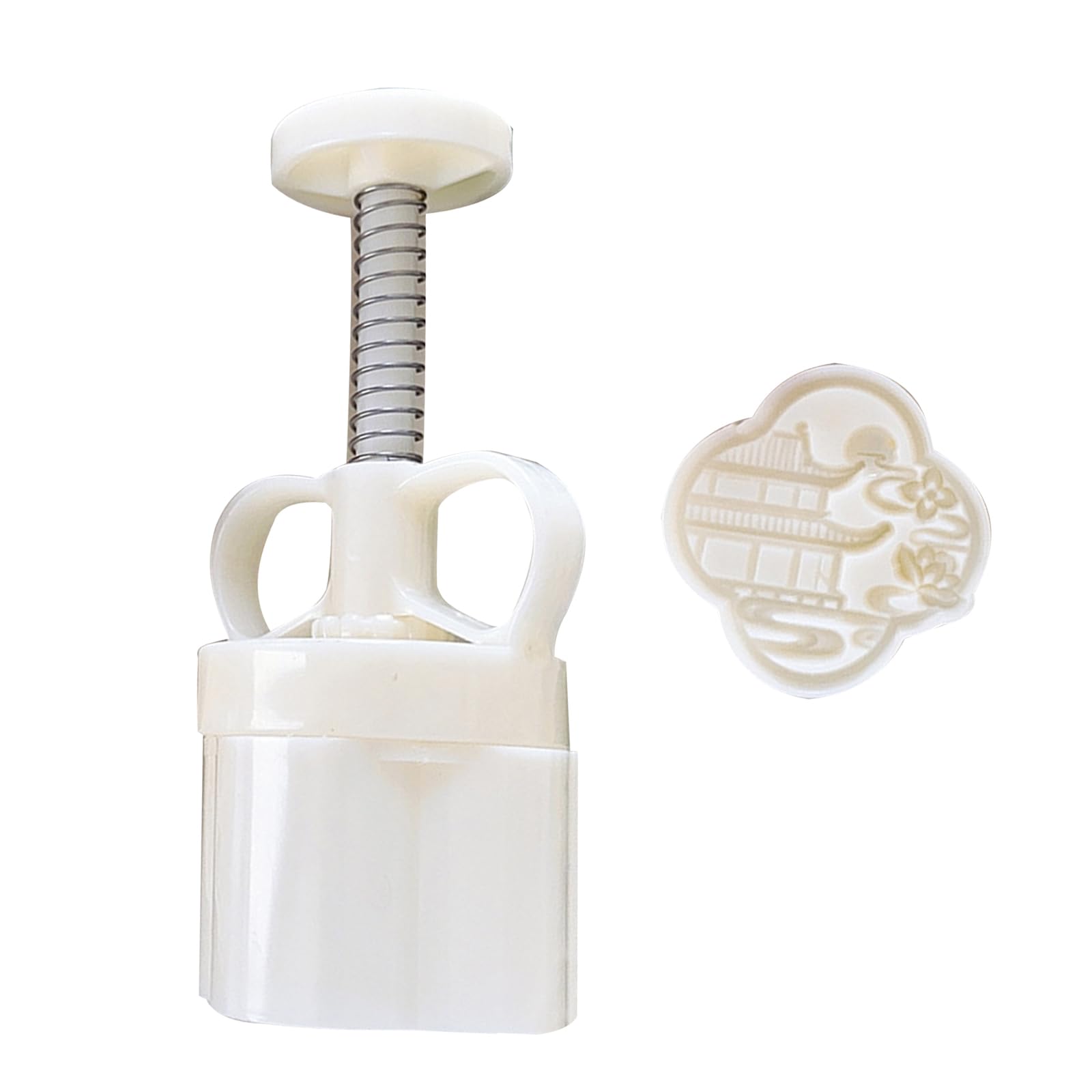 Buxuaaaa Mold Cookie Stamp Bean Pastes Cake with Stamp Hand Pressed Pastries Mold for Baking Enthusiasts Baking Tool