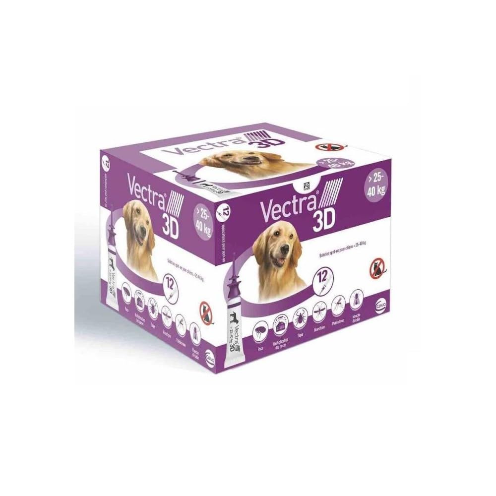 Vectra 3D Chien (25-40) plaq/4 Sol ext CEVA