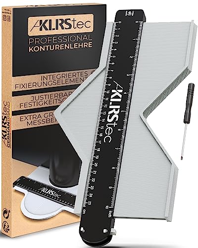 KLRStec® Professional Konturenlehre - Hochwertige Nadelschablone mit...