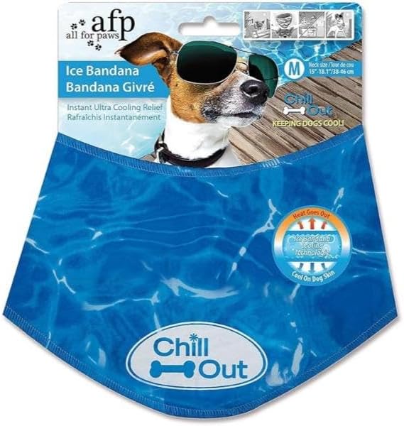 ALL FOR PAWS Chill Out Dog Bandana, Small, 1.0901 kg, blue