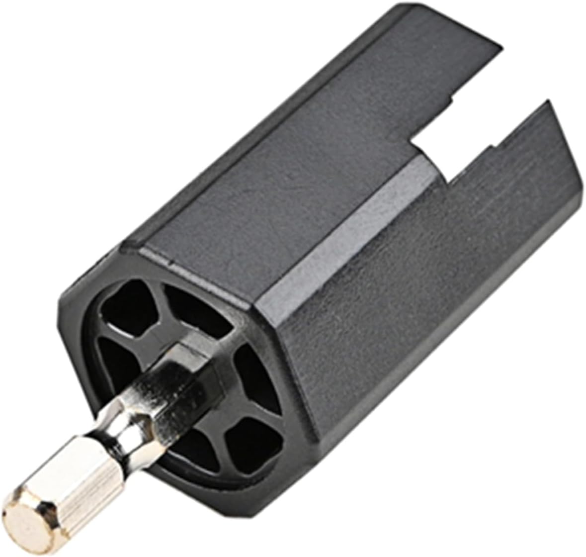 Black Metal Guitar Winder Plug for String Changing Maintenance