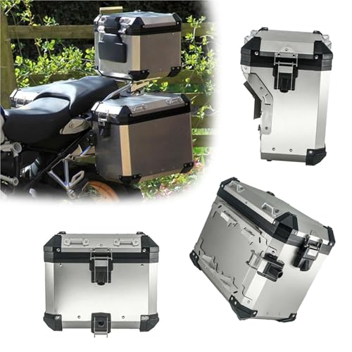 oCNp[{bNX R1200GS LC ADV 2014-2021 I[goCANZT[ A~gbv{bNX ThobO AQbWXg[W gN c[{bNX(One Set Silver)