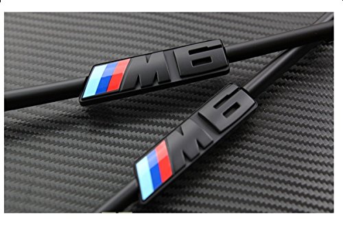 Side Fender Moulding Side Fender Vent Grill Grille for BMW M6 -Black