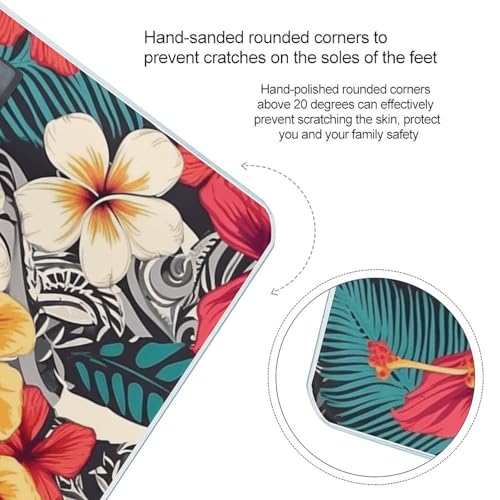 Báscula Digital de Baño con Diseño Hawaiano Colorido y Pantalla LCD miniatura 4