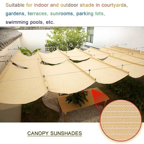 Voile d'ombrage rétractable en U pour pergola avec kit - 3