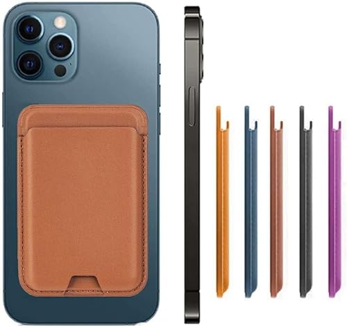 Miniatura 3 de Tarjetero magnético fuerte con ranura abierta con cartera MagSafe para Apple iPhone 141312 Series, Negro -, Tarjetero magnético