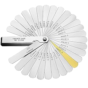 Spurtar TFG0032 Fühlerlehre 32-Blatt Edelstahl