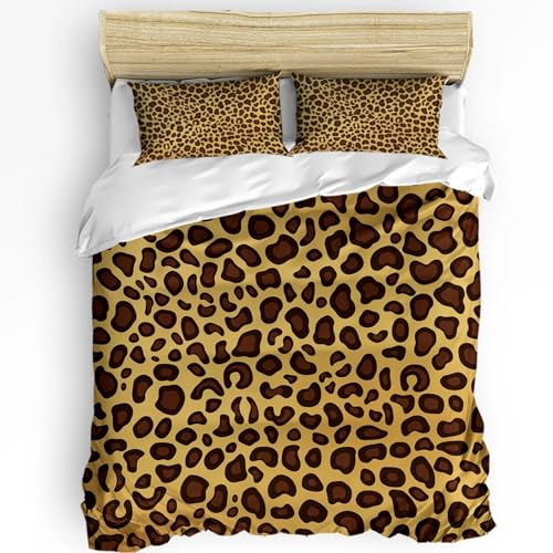 Housse de couette léopard pour rénover la décoration d'une chambre double - 2