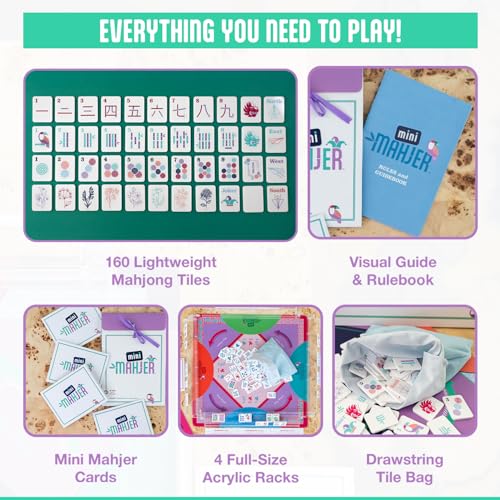 Mini Mahjer Mahjong para Principiantes y Familias miniatura 6