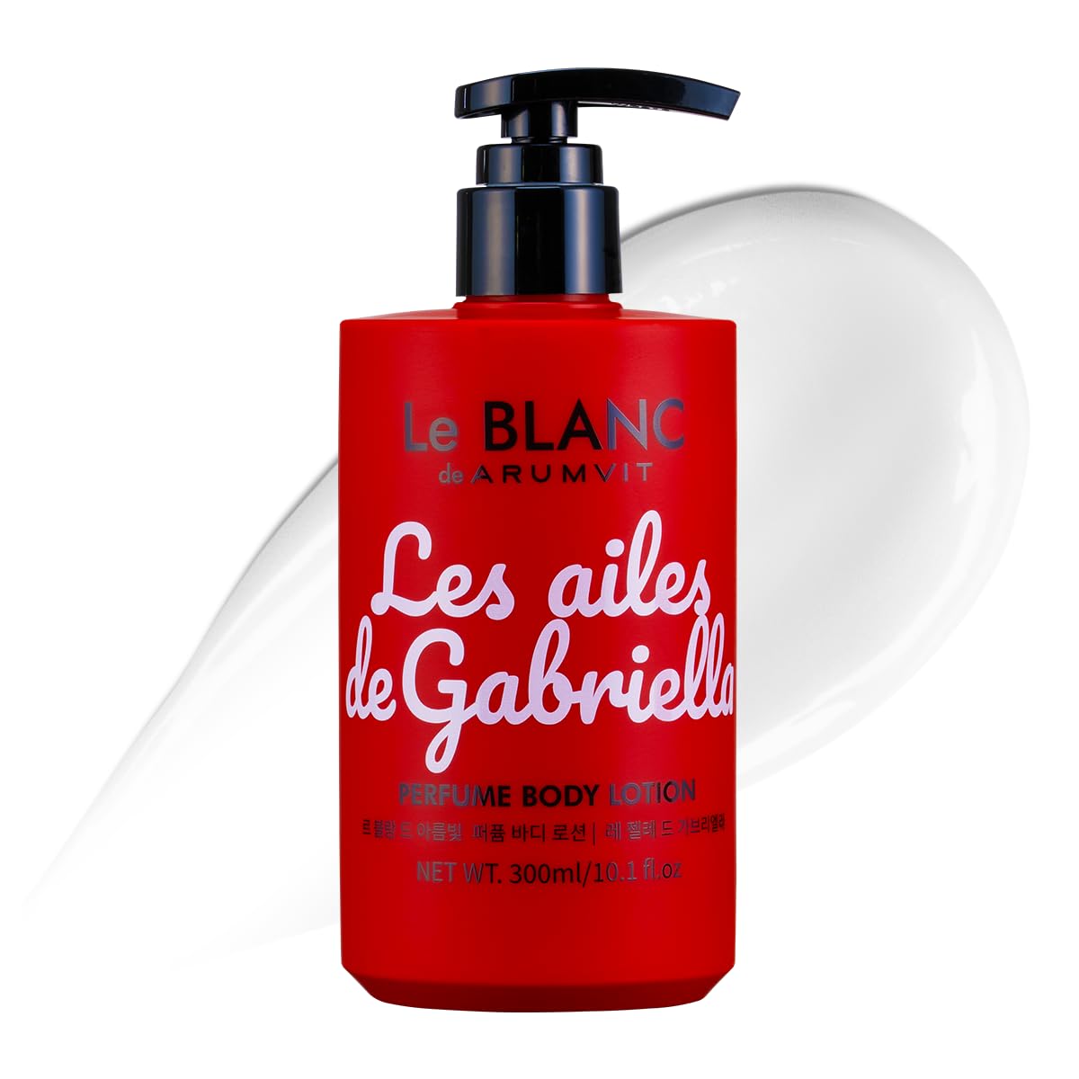 Le BLANC Perfume Body Lotion, Six lux Long-Lasting Fragrances — Vegan, Deep Non-Sticky Hydration, Mild & Soothing,10.1 fl oz, Daily Moisturizer, All Skin Types (Gabriella)