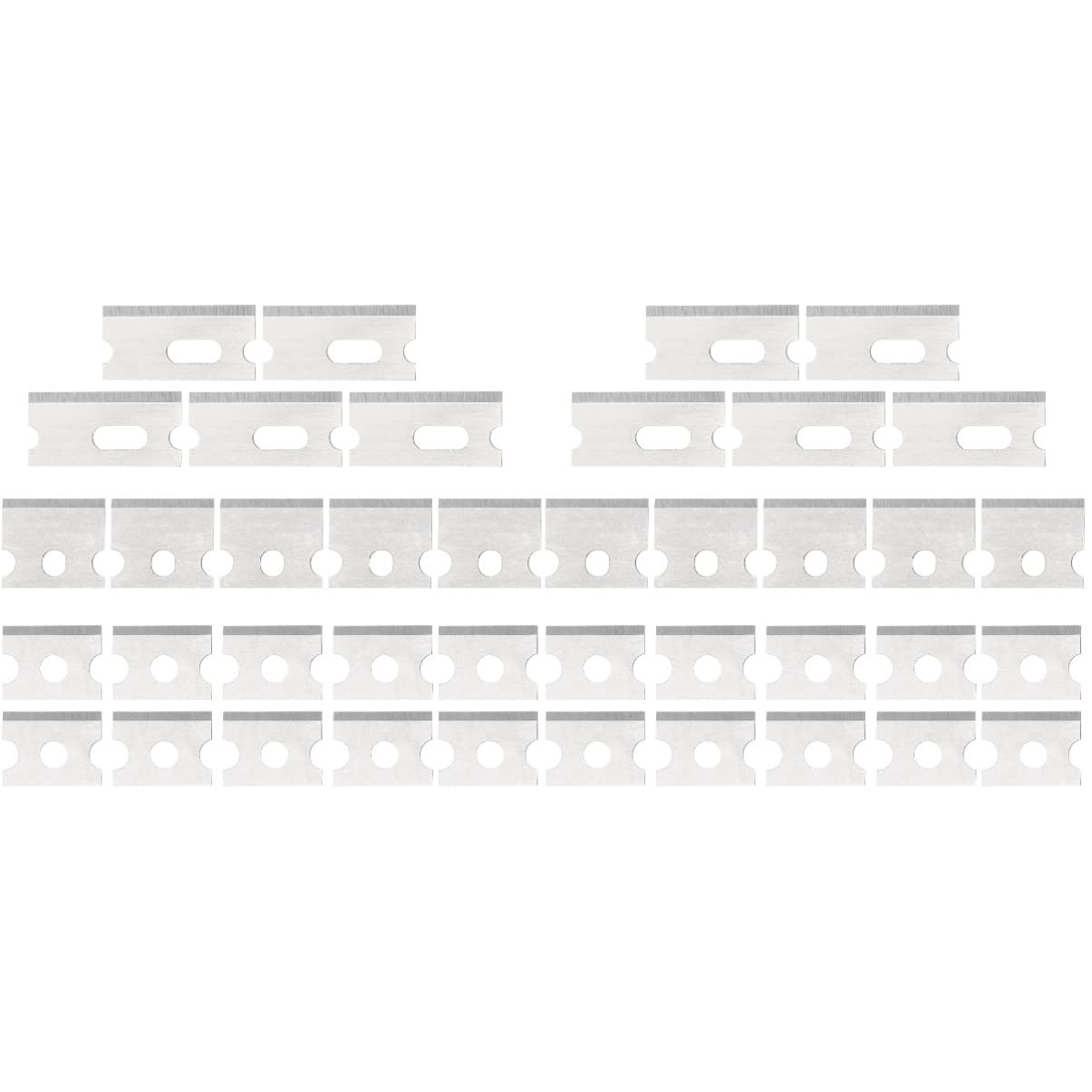 Milisten 40pcs Blades Cable Crimp Cutters Practical Replacement Network Stripper Silver Ethernet Useful Tool Pliers Crimping Wire Cutter