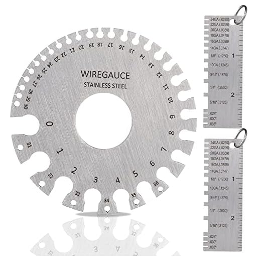 Dual-Sided Metal Thickness Gauge Set