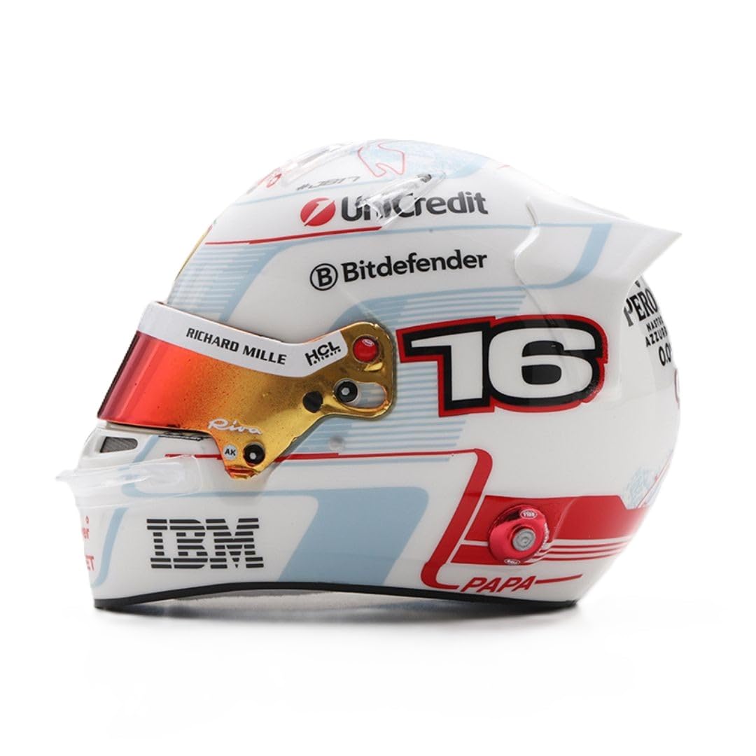 Kask Ferrari Charles Leclerc nr 16 2. GP Monaco 1/5 LookSmart